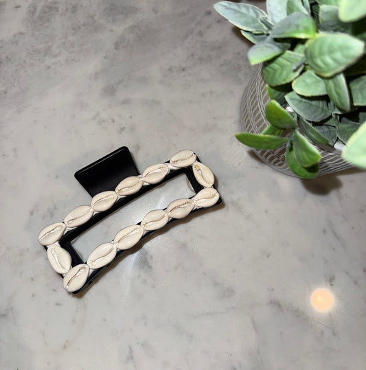 Large Coffee Bean Claw Clip